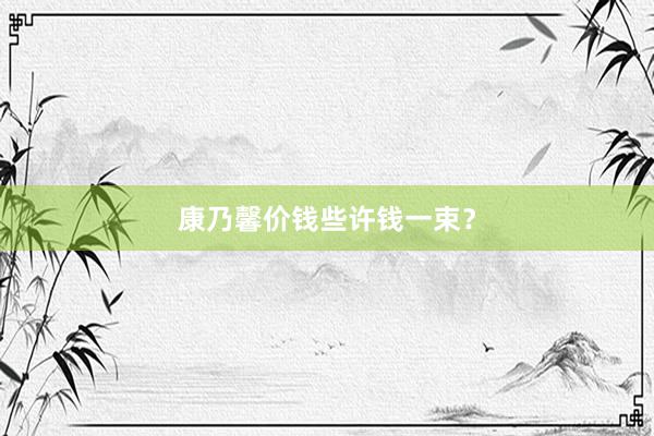 康乃馨价钱些许钱一束？